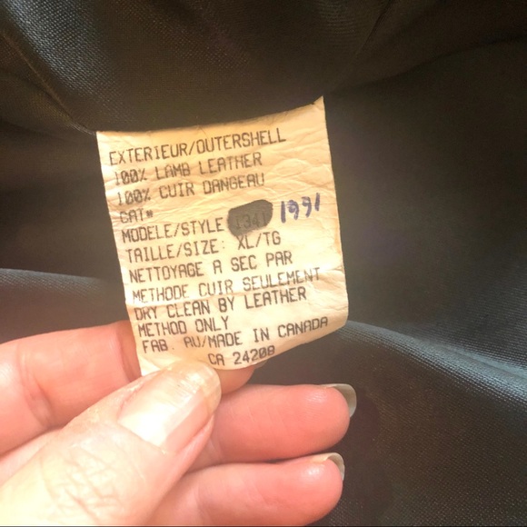 Vintage 80s leather deep green cocoon jacket - Picture 12 of 16